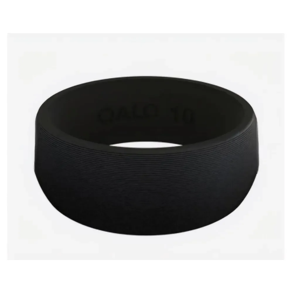 Qalo‎ Engravsble Black Silicone Band